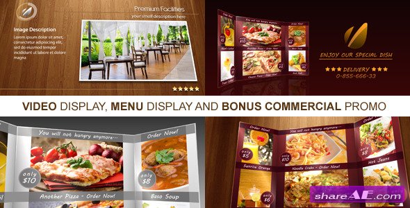 New Restaurant Presentation - After Effects Project (Videohive)