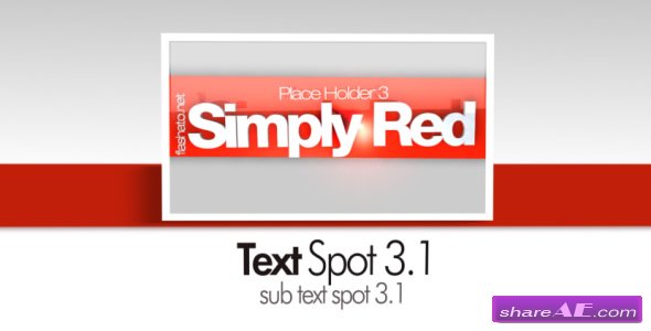 Simply Red CS4 - After Effects Project (Videohive)