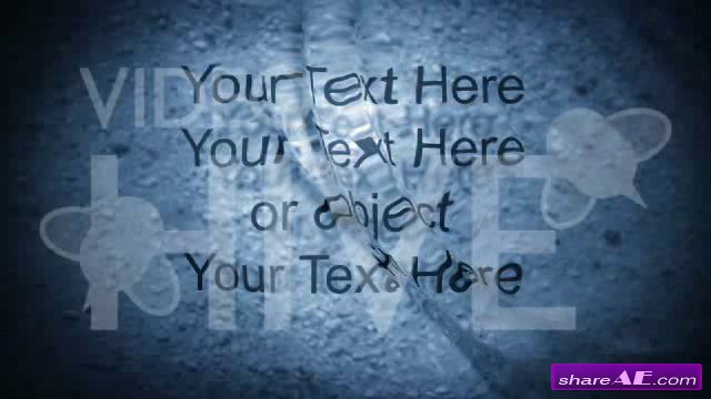 Text or object under water ripples - After Effects Project (Videohive)
