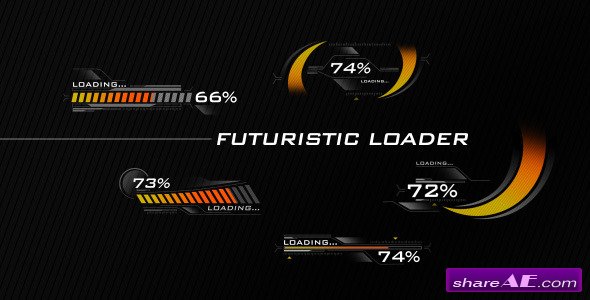 Futuristic Loading Screen - After Effects Project (Videohive)