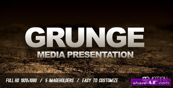 Grunge Media Presentation - After Effects Project (Videohive)