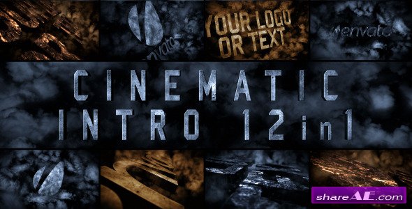 Cinematic Intro 12in1 - After Effects Project (Videohive)