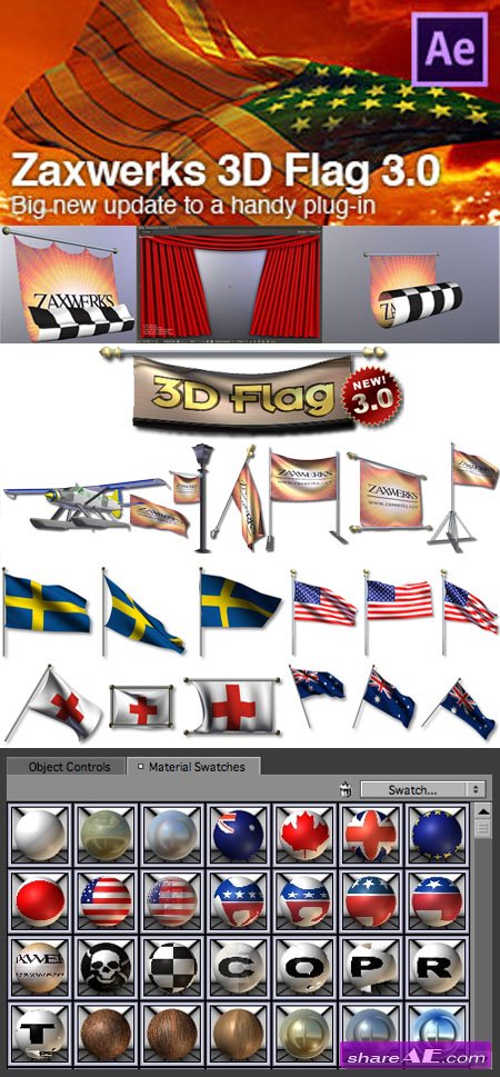 3d flag plug in after effects cs6 free download