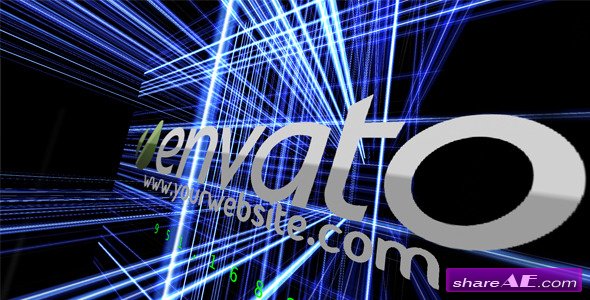 Logo Intro and Blue Lines - After Effects Project (Videohive)
