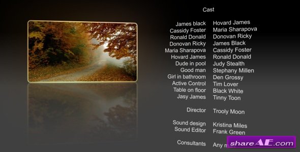 Film Credits - After Effects Project (Videohive)