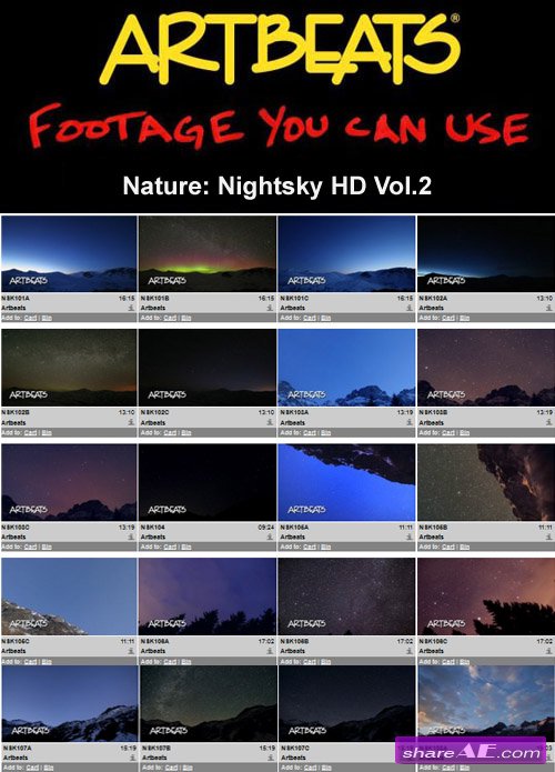 Artbeats - Nature: Nightsky HD Vol.2 (1080p)