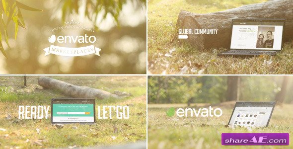 Promo Web/Theme/Service In Laptop - After Effects Project (Videohive)