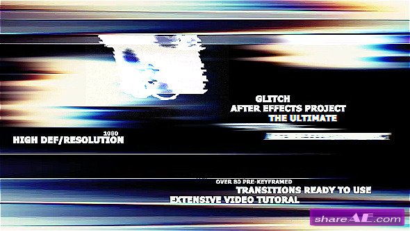 The Ultimate Glitch + 70 Presets Pack - After Effects Presets / Plugins (Videohive)