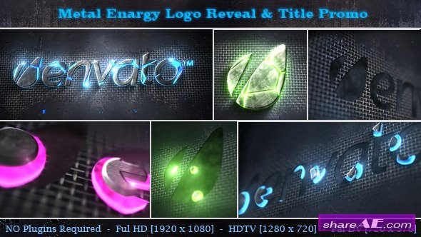Metal Energy Logo Reveal & Title Promo - After Effects Project (Videohive)