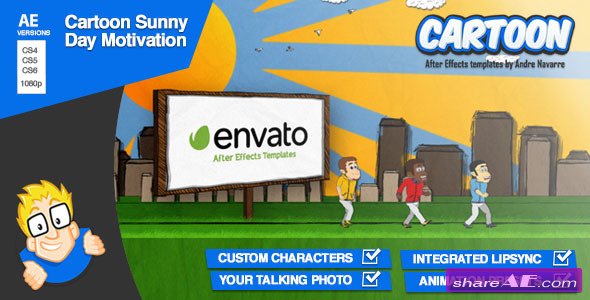 Cartoon Sunny Day Motivation - After Effects Project (Videohive)