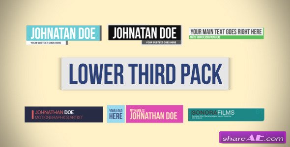 Lower Third Pack 6783381 - After Effects Project (Videohive)