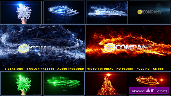 Magical Particles Vortex Logo Reveal - After Effects Project (Videohive)