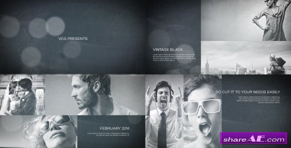 Vintage Black - A Photo Slideshow - After Effects Project (Videohive)