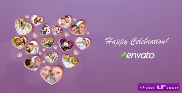 Heart Picture Frames - After Effects Project (Videohive)