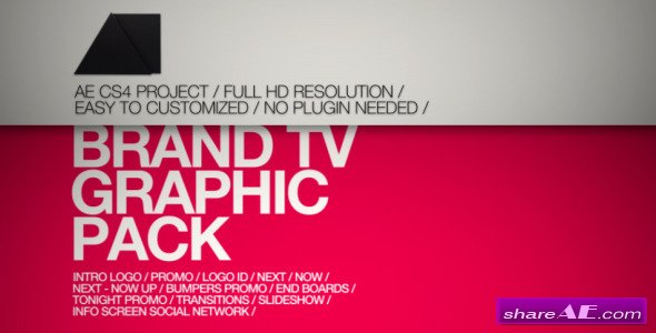 Brand TV Graphic Pack - After Effects Project (Videohive)