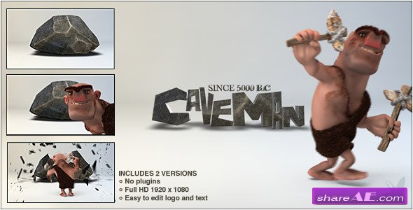 Caveman Logo - After Effects Project (Videohive)