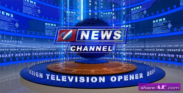 Broadcast Design - Tv News Open - After Effects Project (Videohive)