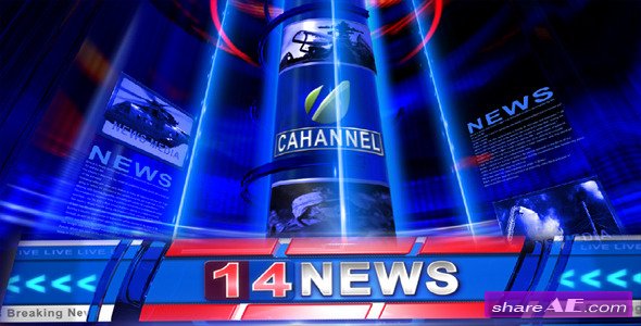 Broadcast Design - Breaking News Open - After Effects Project (Videohive)