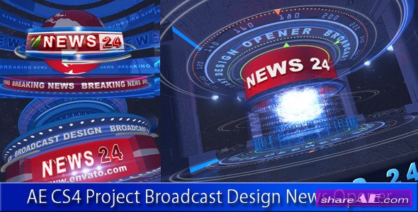 Broadcast Design News Opener 4736670 - After Effects Project (Videohive)