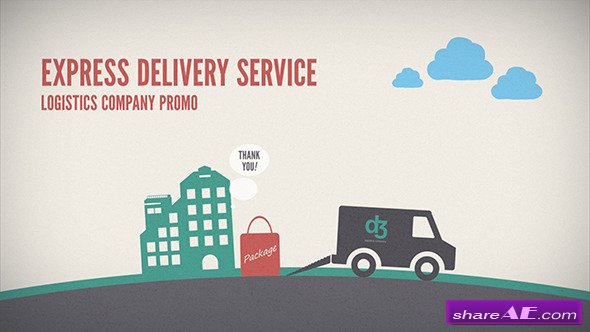 Logistics Company Delivery Promo - After Effects Project (Videohive)