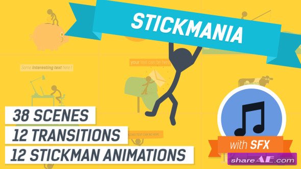Explainer Video Stickmania - After Effects Project (Videohive)