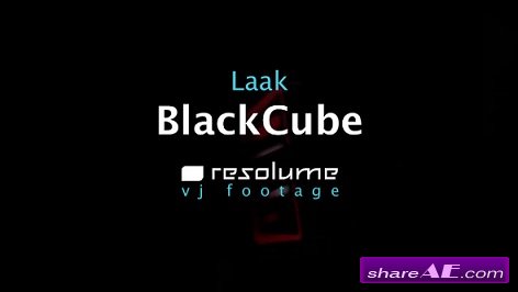 VJ Footage: BlackCube (Resolume)