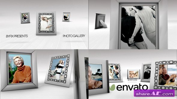 White Photo Gallery - After Effects Project (Videohive)