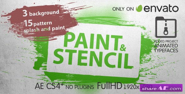 Paint & Stencil - After Effects Project (Videohive)