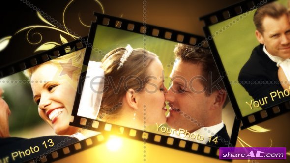 Our Wedding Film Strips Memories V2 - After Effects Project (RevoStock)