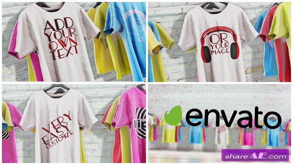T-Shirts Promo - After Effects Project (Videohive)
