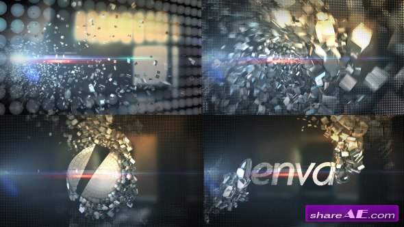 Metallic Crystal Logo Text Reveal - After Effects Project (Videohive)