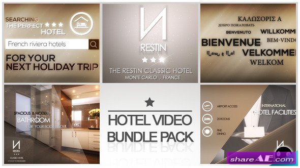 Hotel Video Bundle Pack - After Effects Project (Videohive)