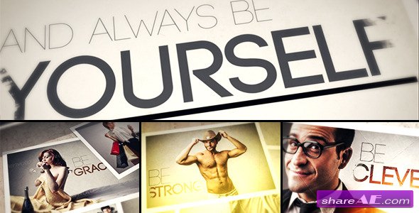 Always BE Yourself - Photo Gallery - After Effects Project (Videohive)