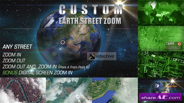 Earth Street Zoom - After Effects Project (Videohive)