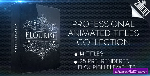 Flourish Titles Collection - After Effects Project (Videohive)