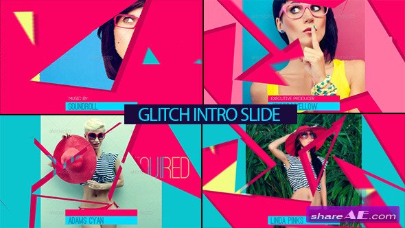 Glitch Intro Slide - After Effects Project (Videohive)