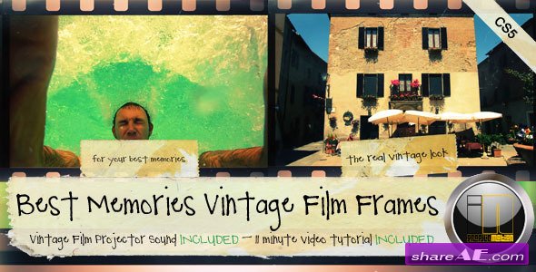Best Memories Vintage Film Frames - After Effects Project (Videohive)