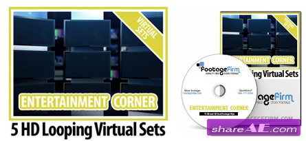 Footage Firm: Entertainment Corner Virtual Set Backgrounds