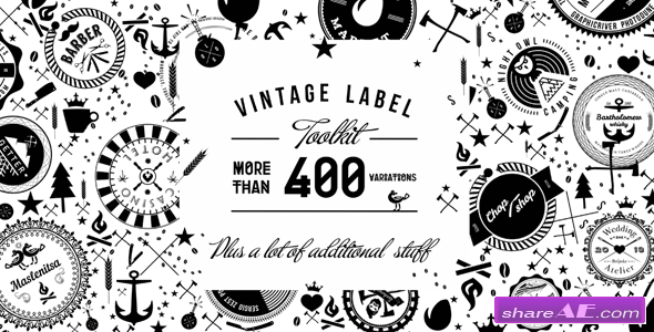 Vintage Label Toolkit - After Effects Project (Videohive)
