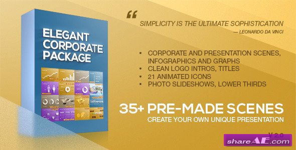 Elegant Corporate Package 7377100 - After Effects Project (Videohive)