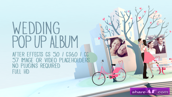 Wedding Pop Up Album - After Effects Project (Videohive)