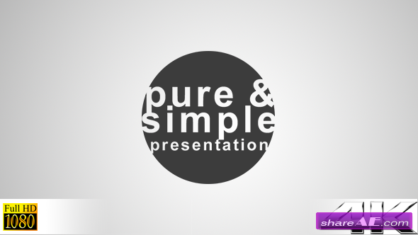 Pure and Simple - Presentation - After Effects Project (Videohive)