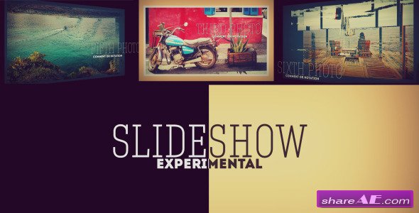 Experimental 3D Photo Slideshow - After Effects Project (Videohive)