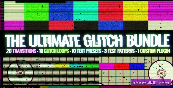 The Ultimate Glitch Bundle - After Effects Project (Videohive)