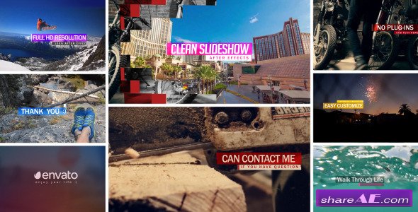 Clean Slideshow Opener - After Effects Project (Videohive)