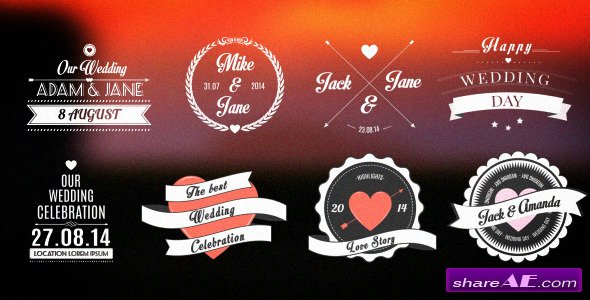 Wedding/Romantic Titles Pack - After Effects Project (Videohive)