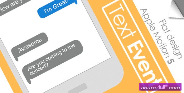Text Event - Apple Motion Template (Videohive)