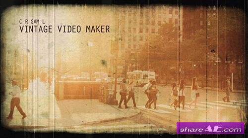 Vintage Video Maker - After Effects Project (Videoblocks)