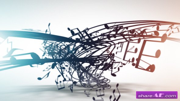 Musical Notation Logo Reveal - After Effects Project (Videohive)
