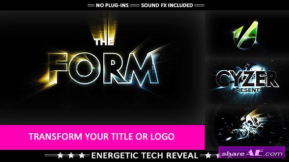 The Form - Hi-tech Impact Logo Transformation - After Effects Project (Videohive)